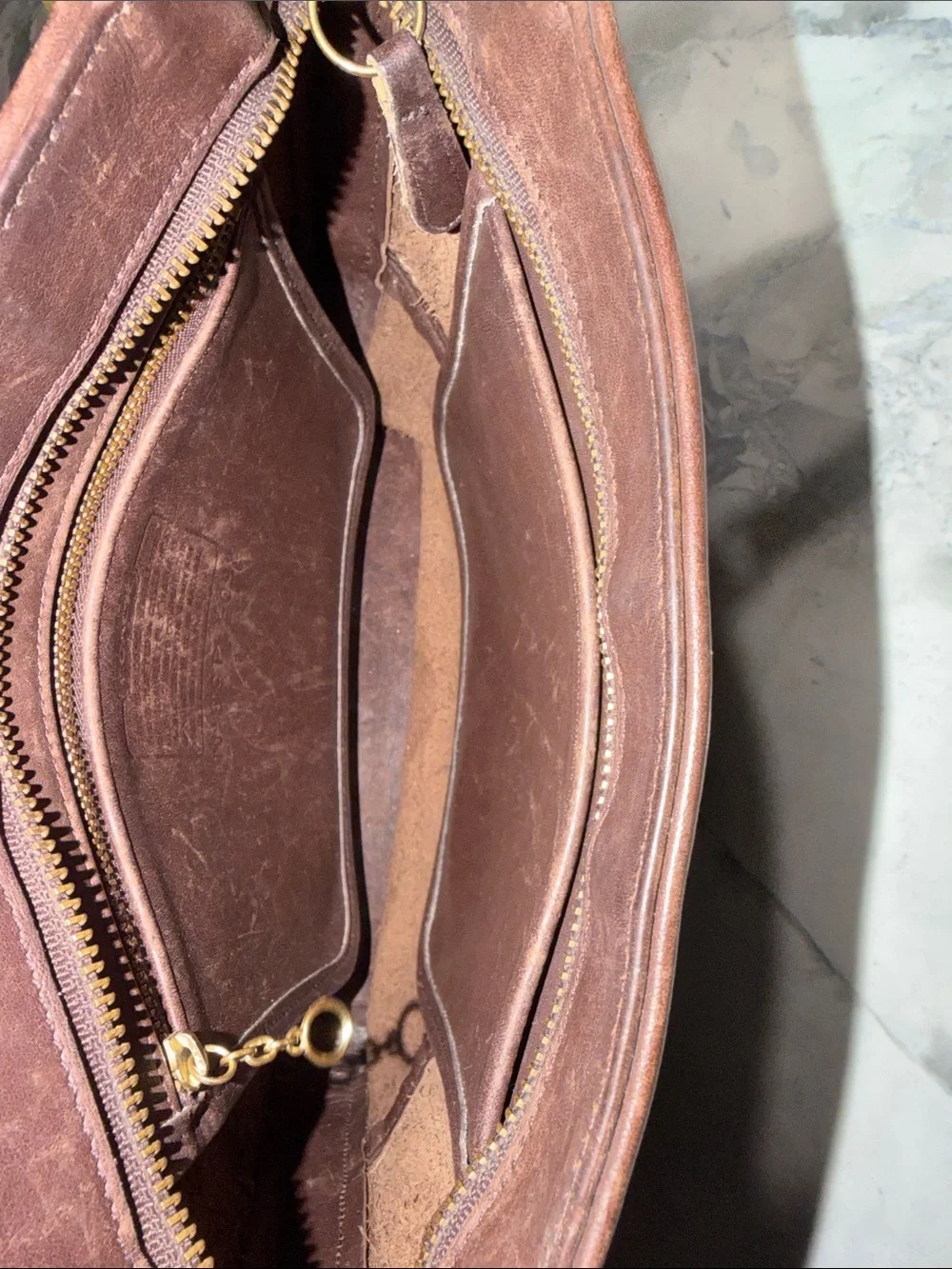 Coach Vintage Leather Shopper Tote